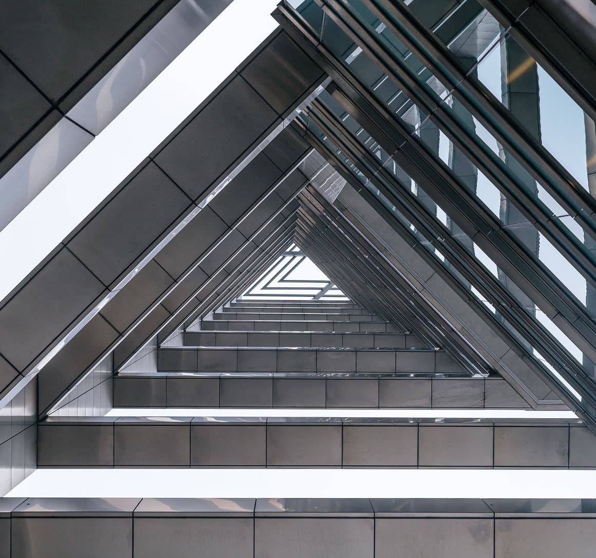 triangle shaped architecture